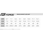 FORCE tretry ROAD WARRIOR CARBON, černé vel.39
