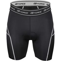 FORCE vnitřní vložka pro MTB kraťasy, černá vel.XS 