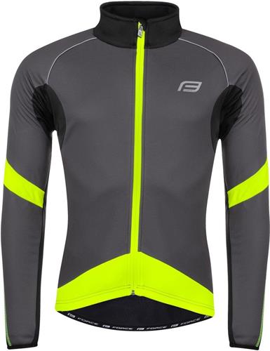 FORCE zimná bunda X70 windster šedo-čierna-fluo veľkosť XL