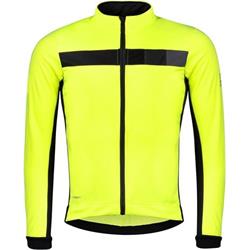 FORCE zimní bunda FROST softshell fluo-černá vel.M