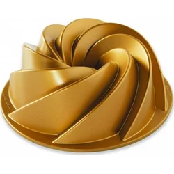 Forma na koláč Nordic Ware Heritage so 6 šálkami, zlatá