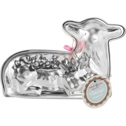 Forma na veľkonočného baránka Nordic Ware, 3 šálky, strieborná