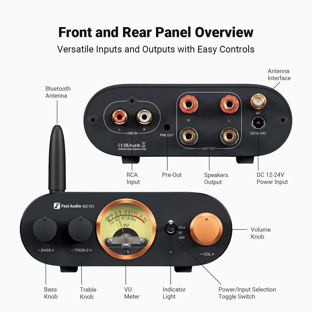 Fosi Audio zesilovač MC101