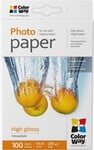 Fotopapier ColorWay / vysoký lesk 230 g/m², 10 × 15 / 100 kusov