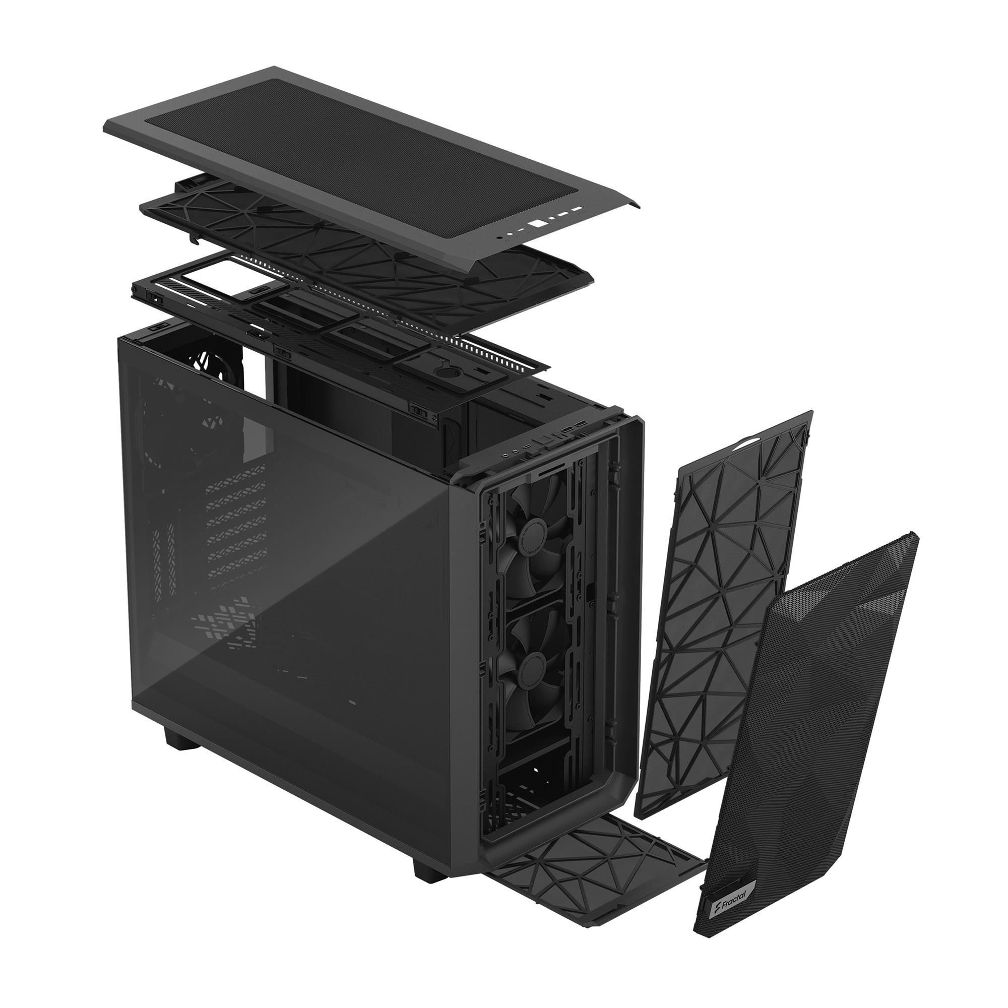 Fractal Design Meshify 2 Compact - Gray TG Light Tint (FD-C-MES2C-04 ...