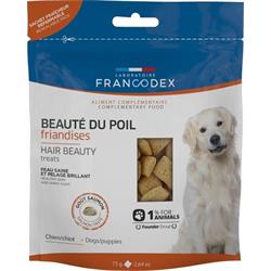 Francodex Hair Beauty pochoutka pro psy a šťěňata 75g