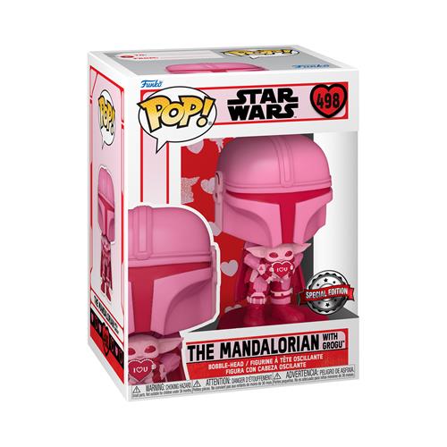 Funko POP Star Wars: Valentín S2- Mando s/Grogu