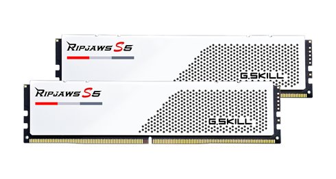 G.Skill Ripjaws S5 DDR5 32GB 6000MHz, bílá