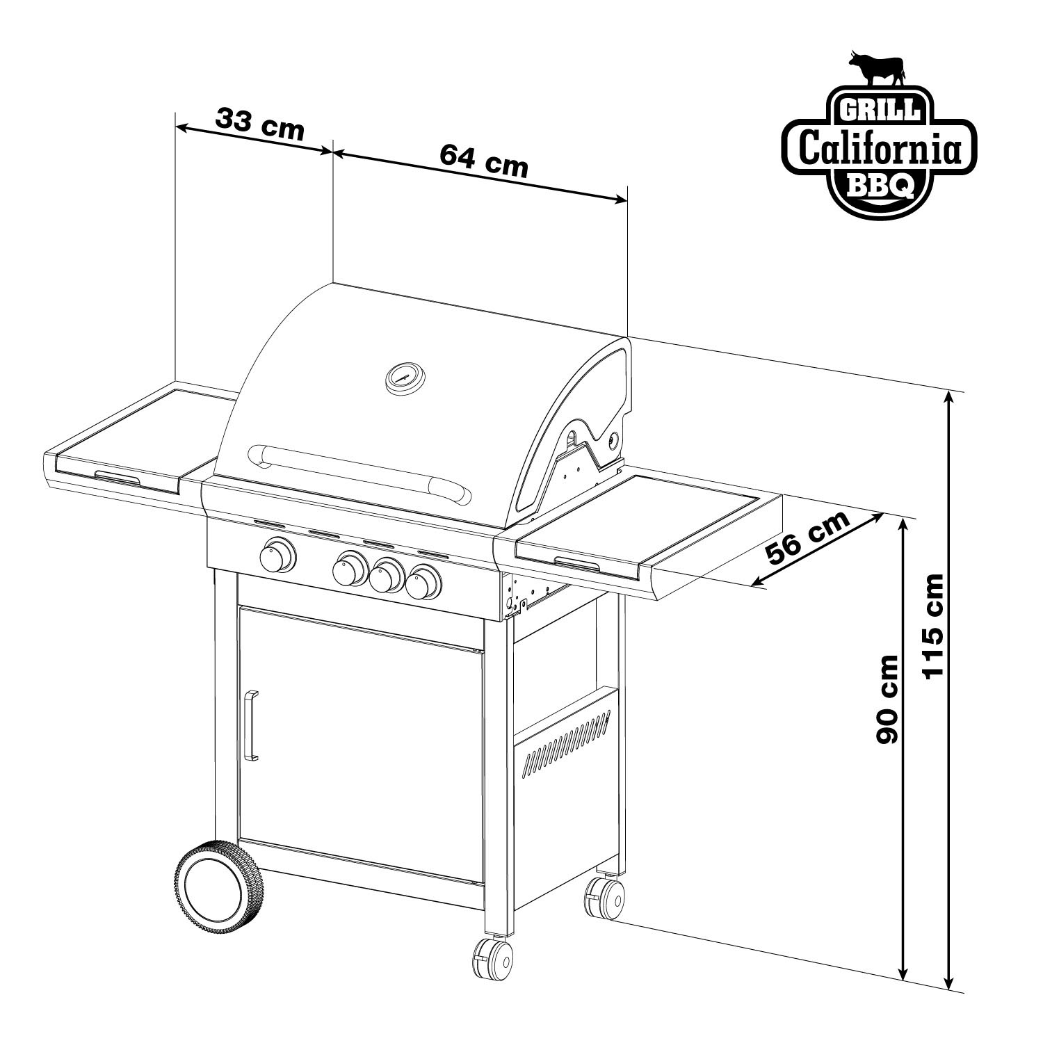 G21 BBQ Gril California Premium Line