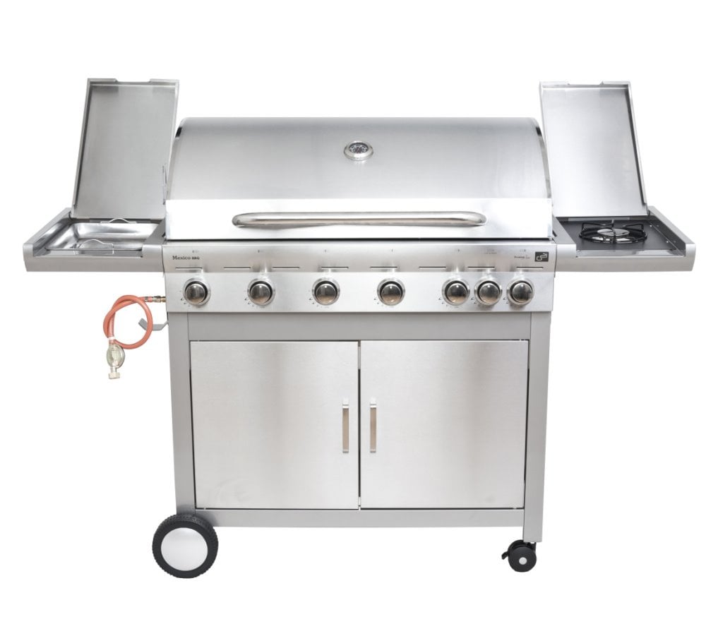 G21 BBQ Mexico Plynový gril, 7 horákov, celkový výkon 22,05 kW/hod.