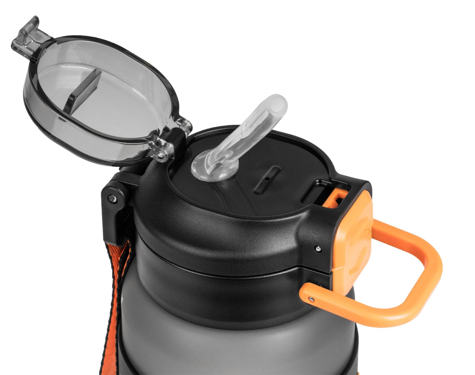 G21 Láhev na pití 600 ml 2v1, šedá zmrzlá