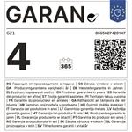 G21 Sada nožů Gourmet Rustic 5 ks + bambusový blok