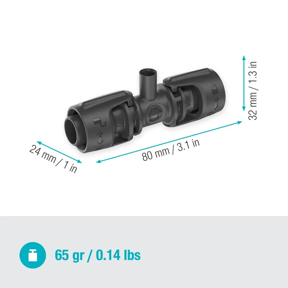 Gardena 13206-20 MDS T-kus pre striekaciu trysku 13 mm 5ks