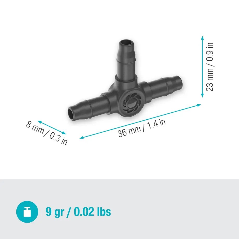 Gardena 13211-20 MDS T-kus 4,6 mm 10ks