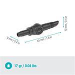 Gardena 13213-20 MDS Spojka 4,6 mm (3/16") 10ks