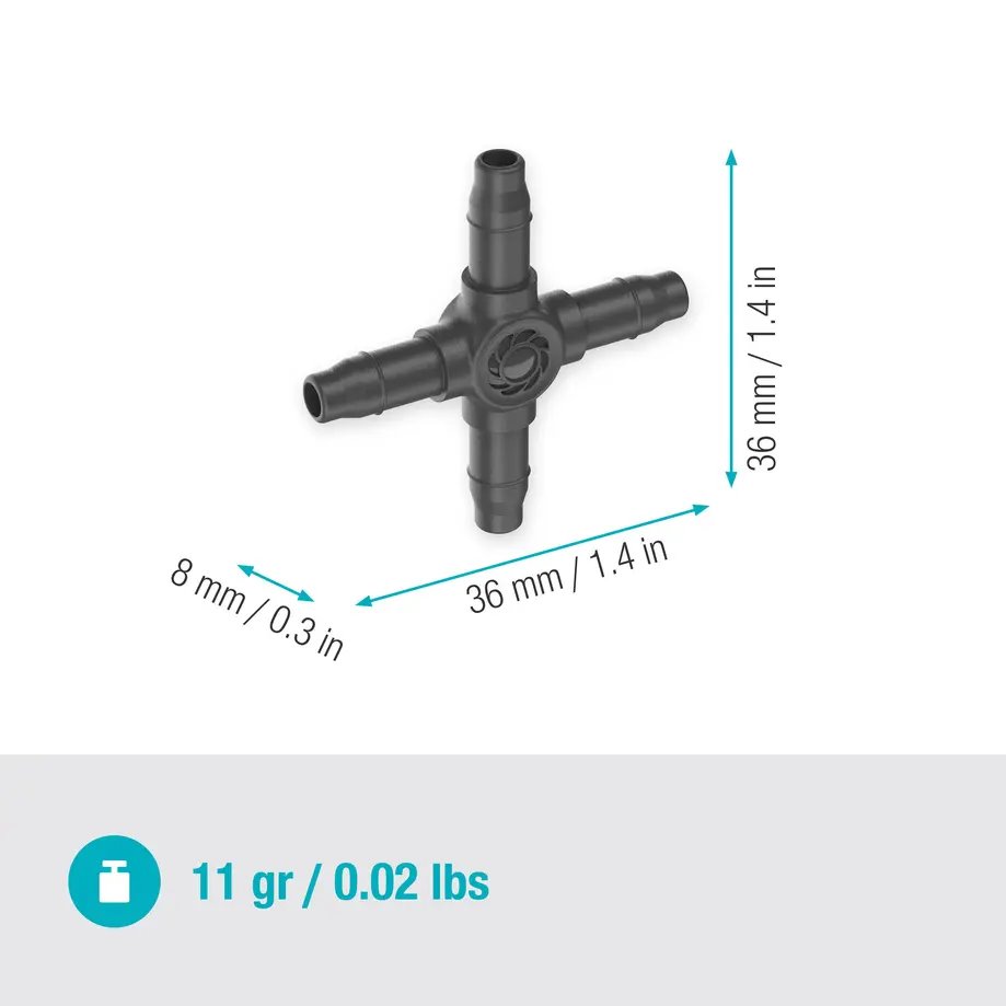 Gardena 13214-20 MDS 4-cestná spojka 4,6 mm 10ks