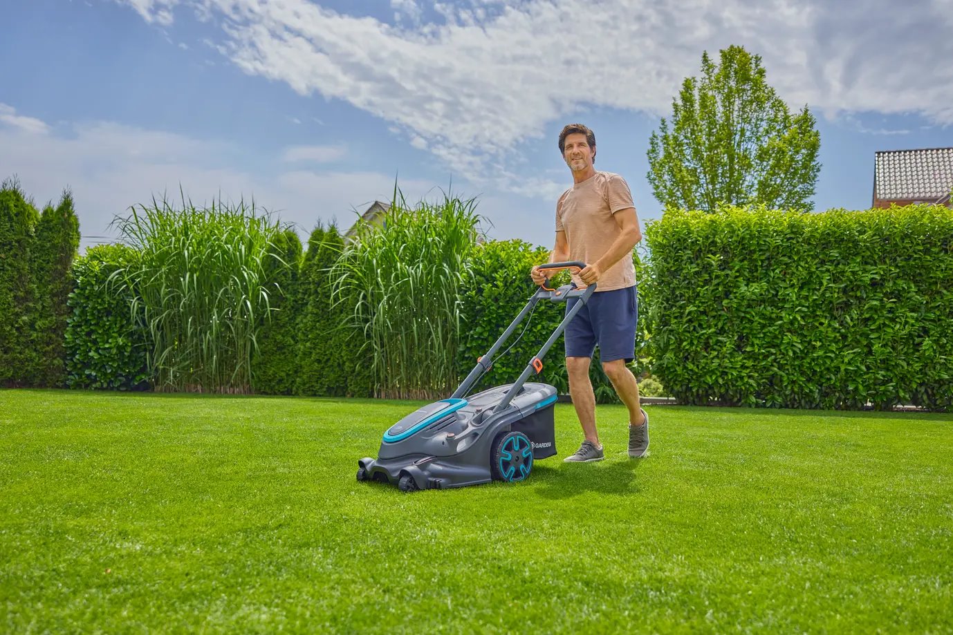 Gardena 14646-20 Akumulátorová sekačka PowerMax Duo 46/36V P4A 4.0 - set