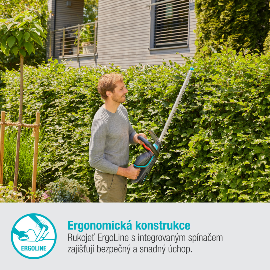 Gardena 14731-55 Nůžky na živý plot ComfCut 60 18VP4A