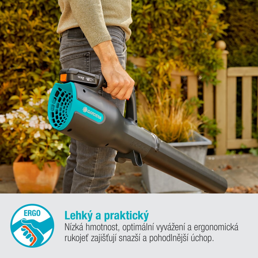 Gardena 14890-20 Foukač PowerJet 18V P4A - sada