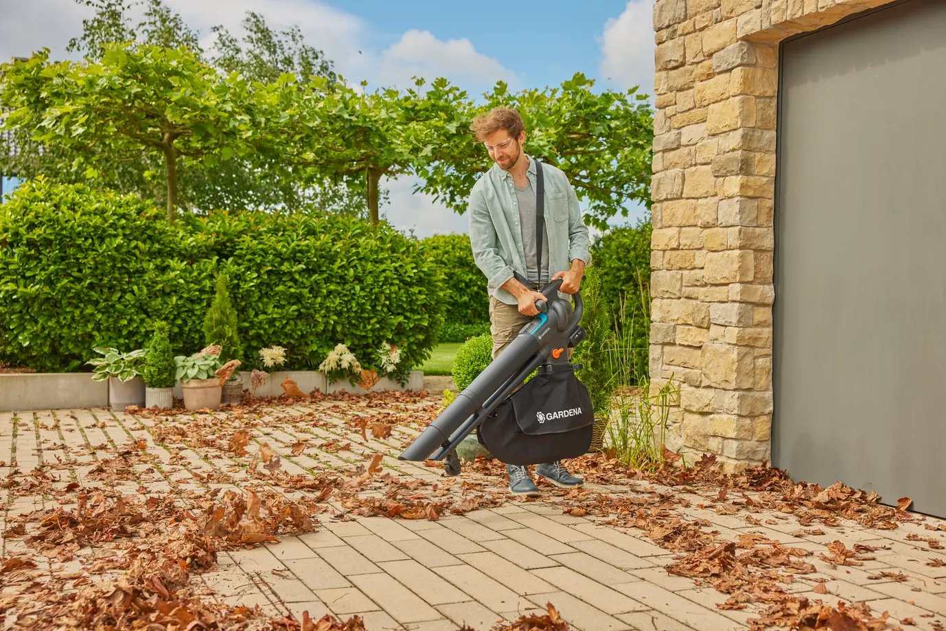 Gardena 14895-55 Akumulátorový vysavač/foukač PowerJetCollect 18V P4A - bez akumulátoru