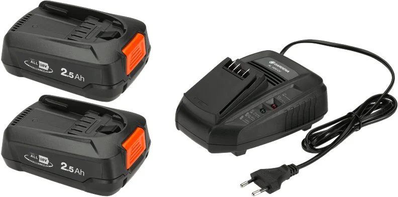 Gardena 14907-20 Štartovacia sada P4A QC 2x2,5Ah