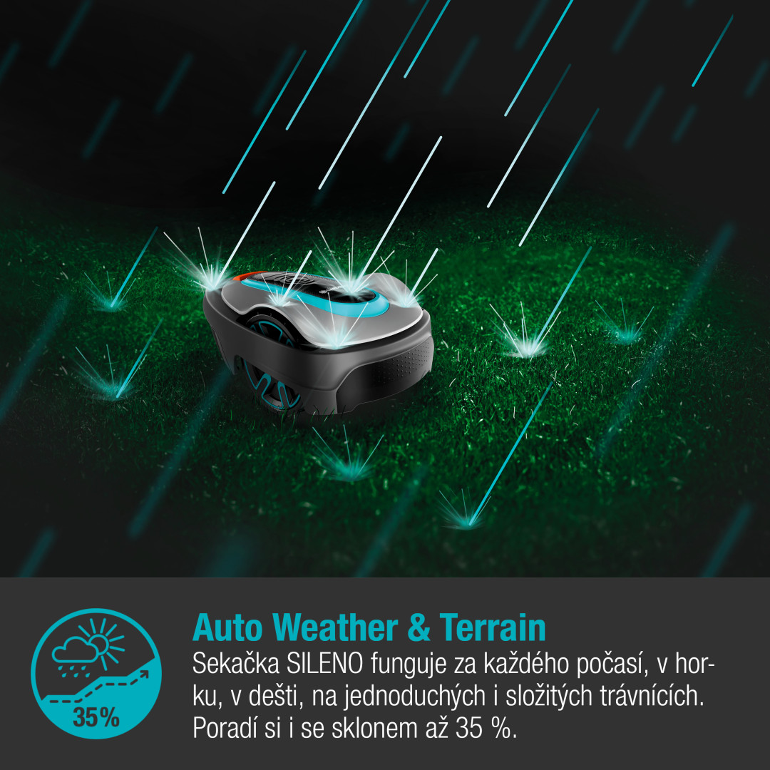 Gardena 15010-32 Robotická kosačka SILENO city 600m2