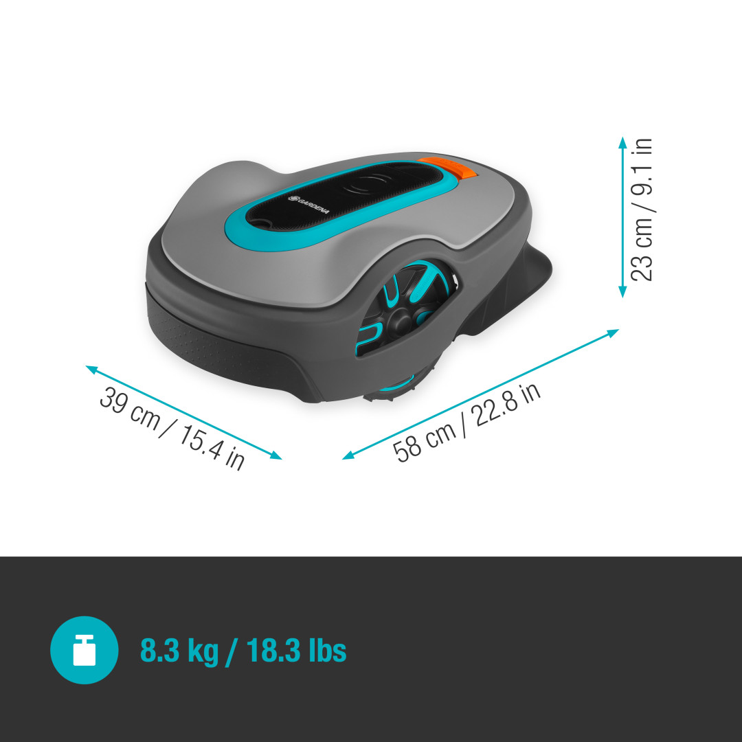 Gardena 15102-32 Robotická kosačka SILENO life 1000m2