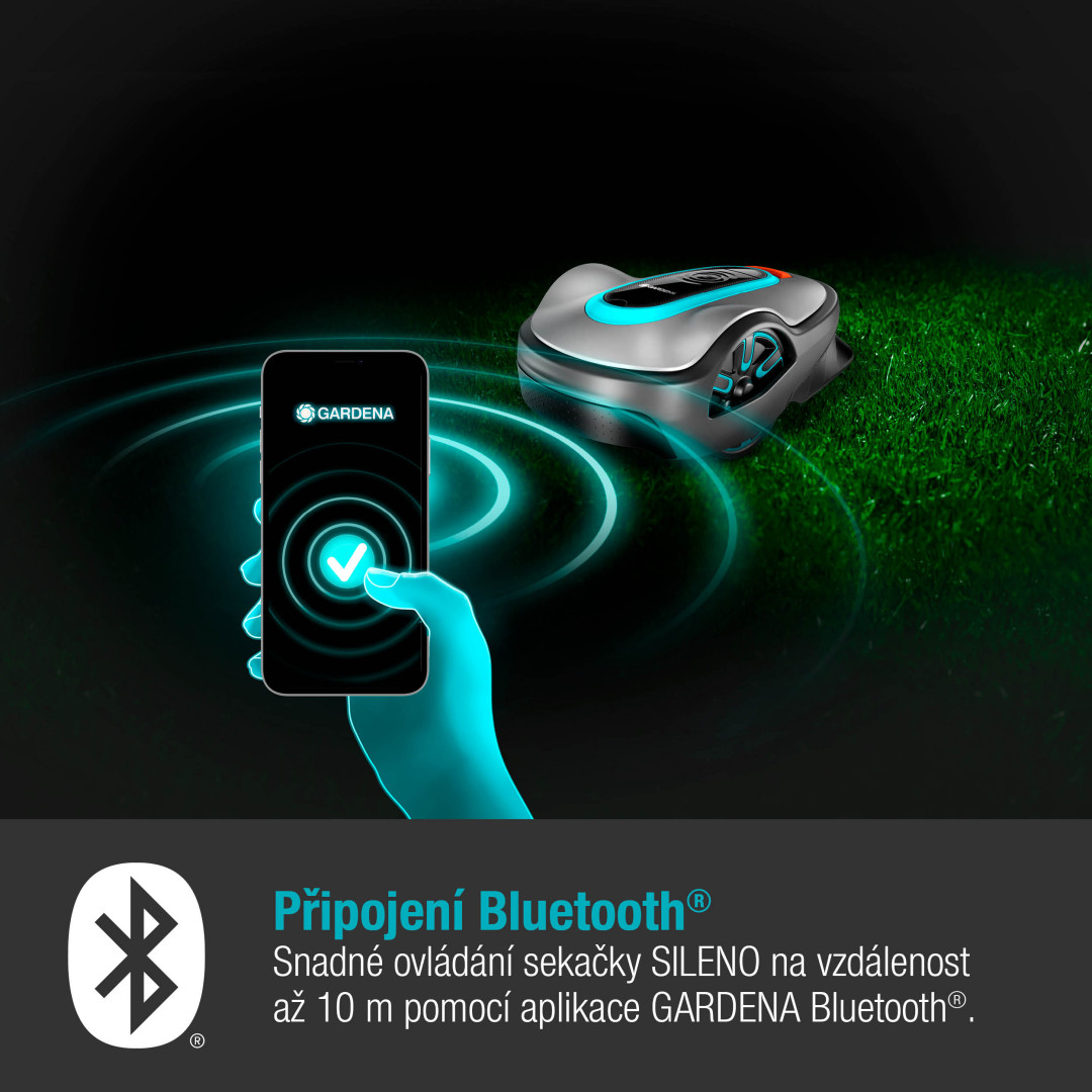 Gardena 15108-32 Robotická sekačka SILENO life 1500m2