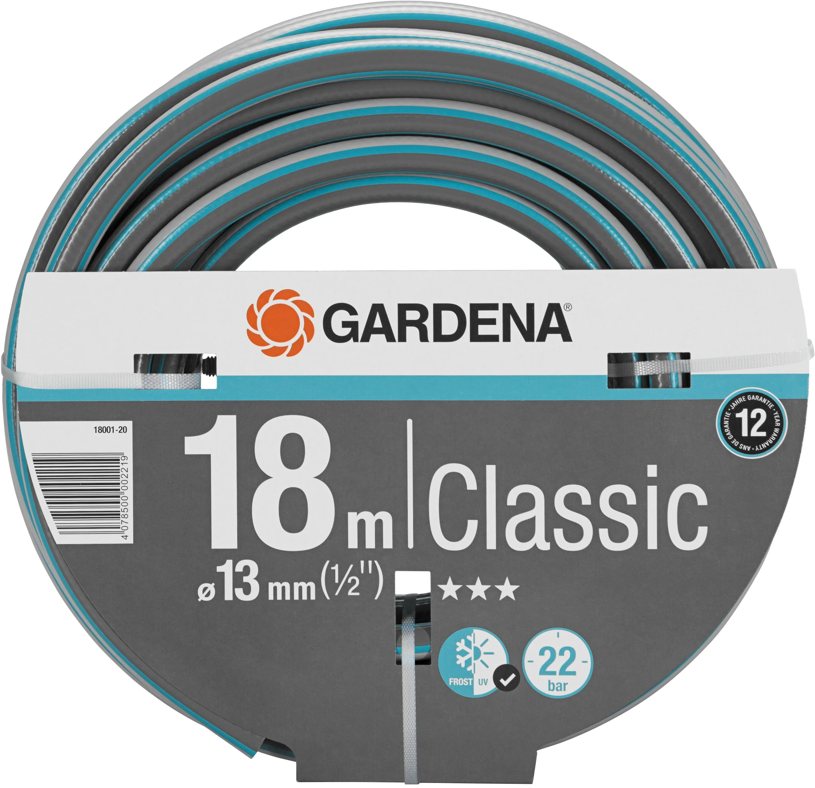 Gardena 18002-20 hadice Classic 13 mm (1/2"), 18 m bez arm.