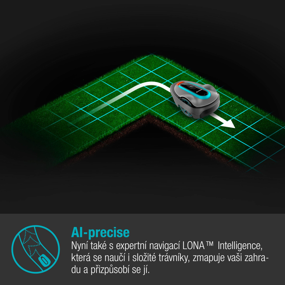 Gardena 19601-72 Robotická sekačka smart SILENO city 250m2