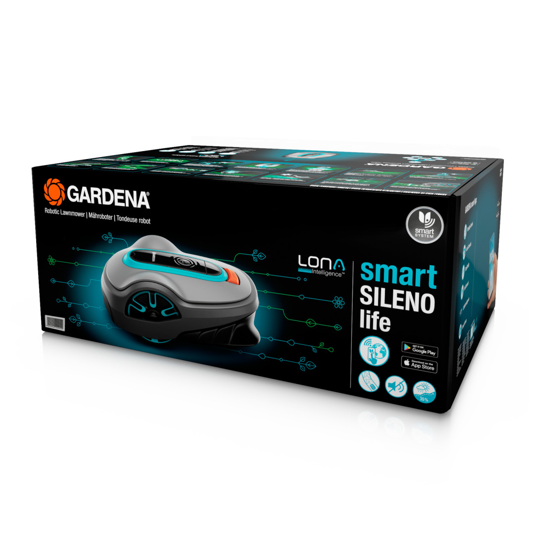 Gardena 19702-72 Robotická kosačka smart SILENO life 1000m2