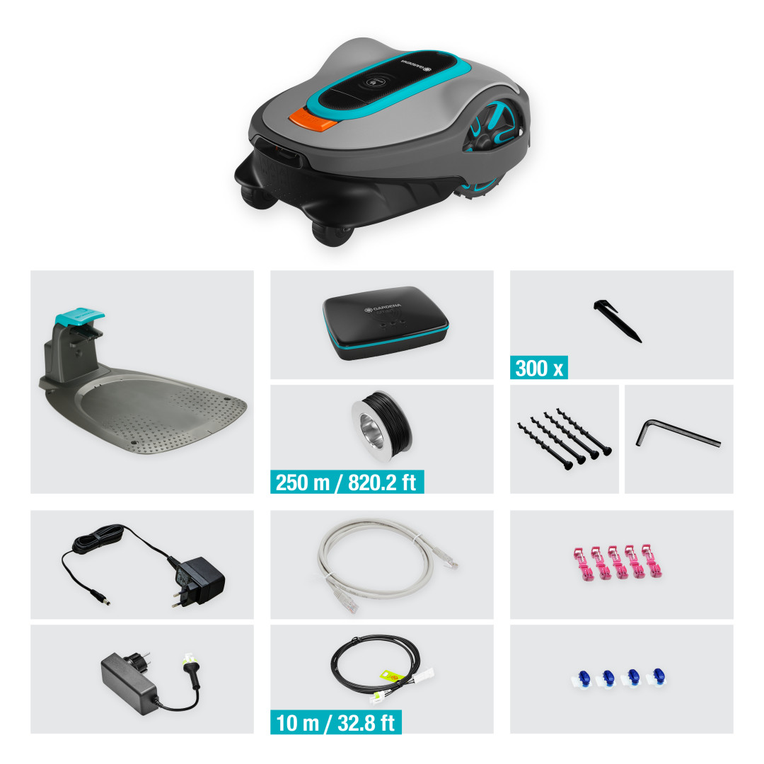 Gardena 19704-72 Robotická sekačka smart SILENO life 1500m2