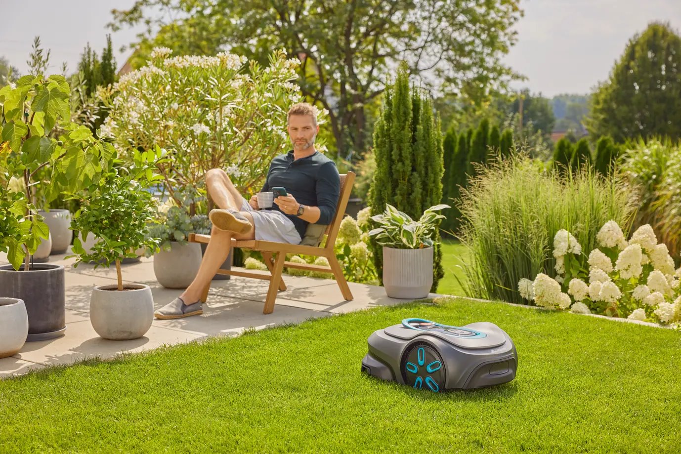 Gardena 19901-32 Robotická kosačka Smart SILENO Max 800 m2