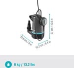 Gardena 9016-47 Čerpadlo odvodňovací pro čistou vodu 20000 BASIC