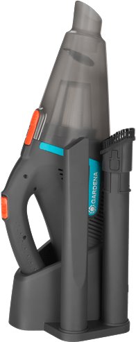 Gardena 9340-20 Akumulátorový vonkajší ručný vysávač EasyClean Li vrátane nástenného držiaka