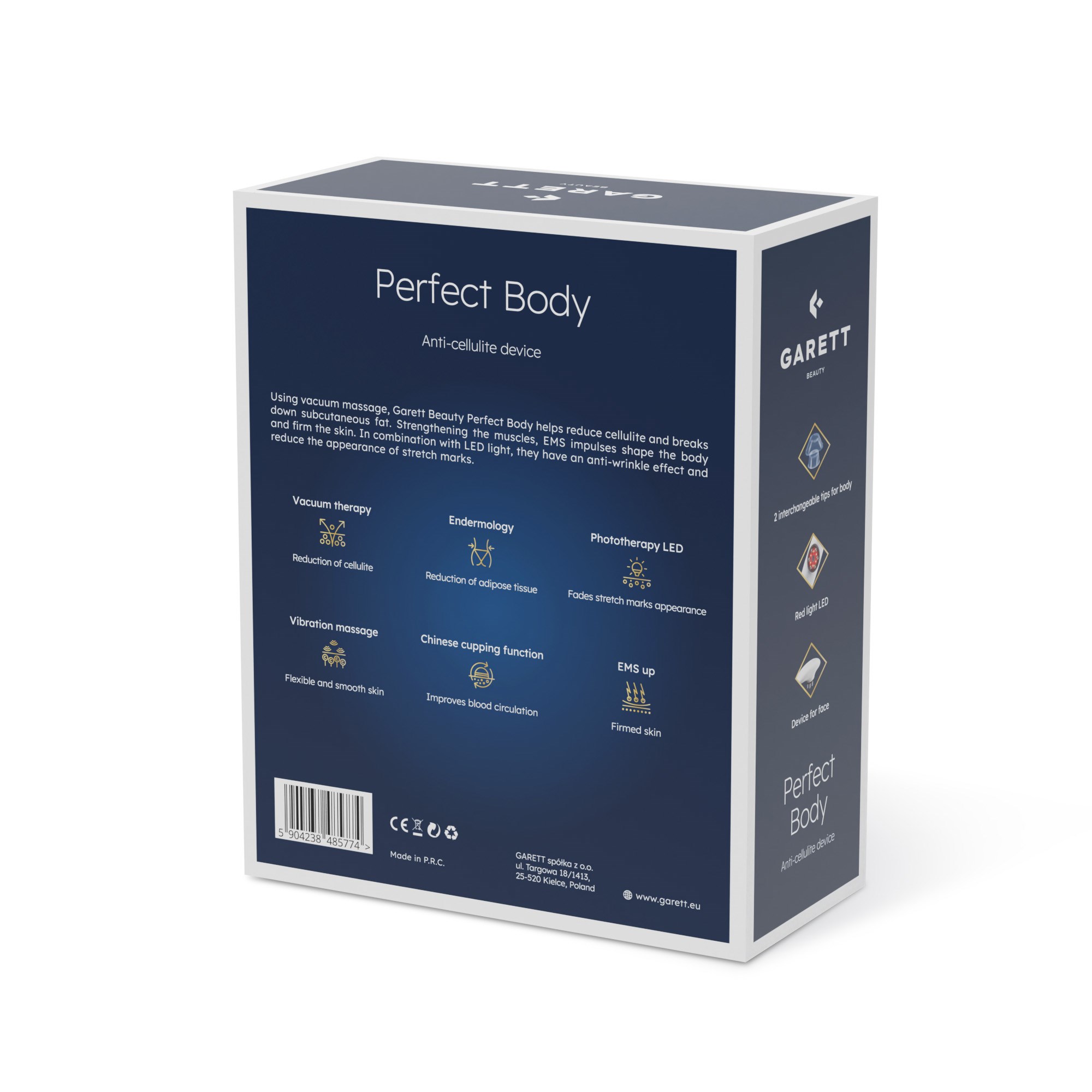 Garett Beauty Perfect Body - masážny prístroj proti celulitíde