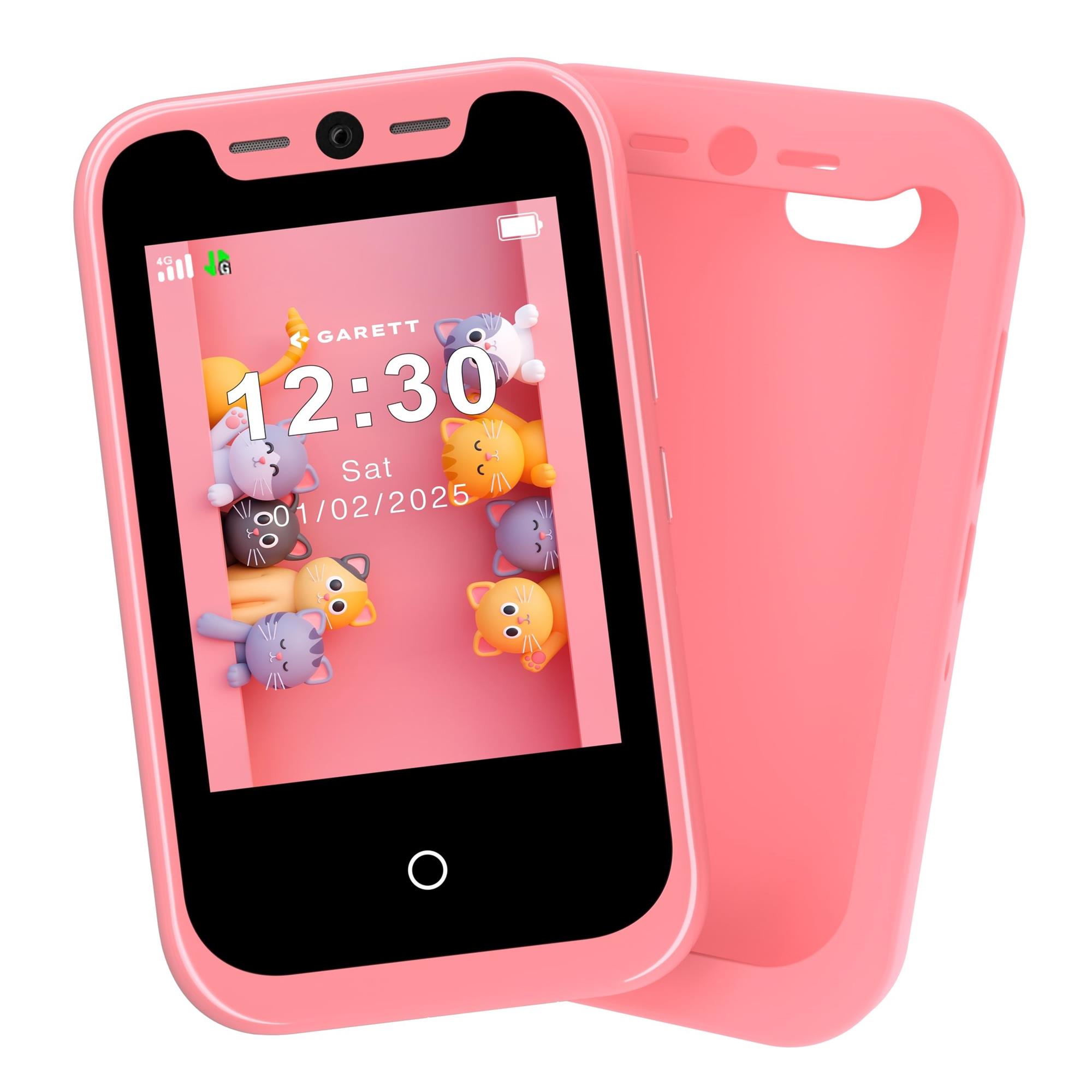 Garett Smartphone OneKid Pink - telefón pre deti, s rodičovským dohľadom, ružový