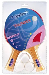 Garlando Sada pálek Thunder na stolní tenis, 2 pálky Thunder* a 3 míčky Meteor* 7570 - Míčové sporty