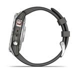 Garmin epix Glass, strieborný/šedý remienok