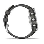 Garmin fenix 7 Glass, strieborný/grafitový remienok