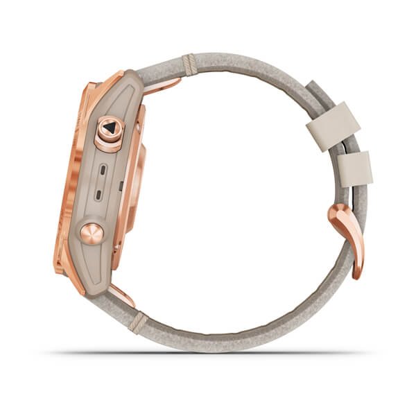 Garmin Fenix 7S PRO Sapphire Solar Style Titan Rose Gold Limestone