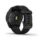 Garmin fenix 7S Sapphire Solar, Titan Carbon Gray / Black Band