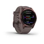 Garmin fenix 7S Sapphire Solar,Titan Dark Bronze  / Grey Band