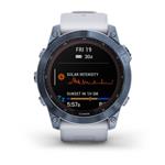 Garmin fenix 7X PRE Sapphire Solar, Titan Blue / White Band 010-02541-15
