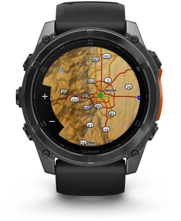 Garmin fenix® 8 GPS HOD - 51 mm, AMOLED, SIate Grey, silikónový remienok
