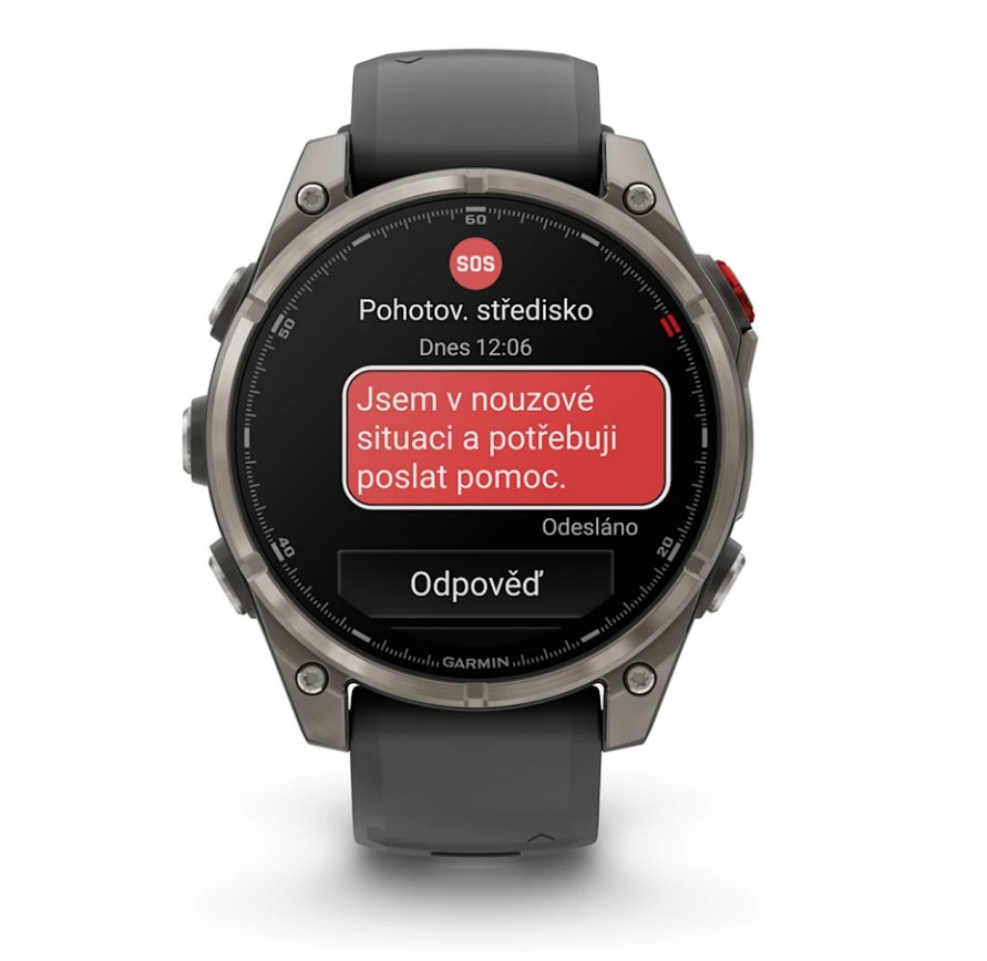 Garmin fenix 8 Pro – 47 mm, AMOLED Saphire,Titanium, černá