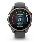 Garmin fenix 8 Pro – 47 mm, AMOLED Saphire,Titanium, černá