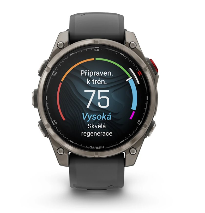 Garmin fenix 8 Pro – 51 mm, AMOLED Sapphire, titan, černá