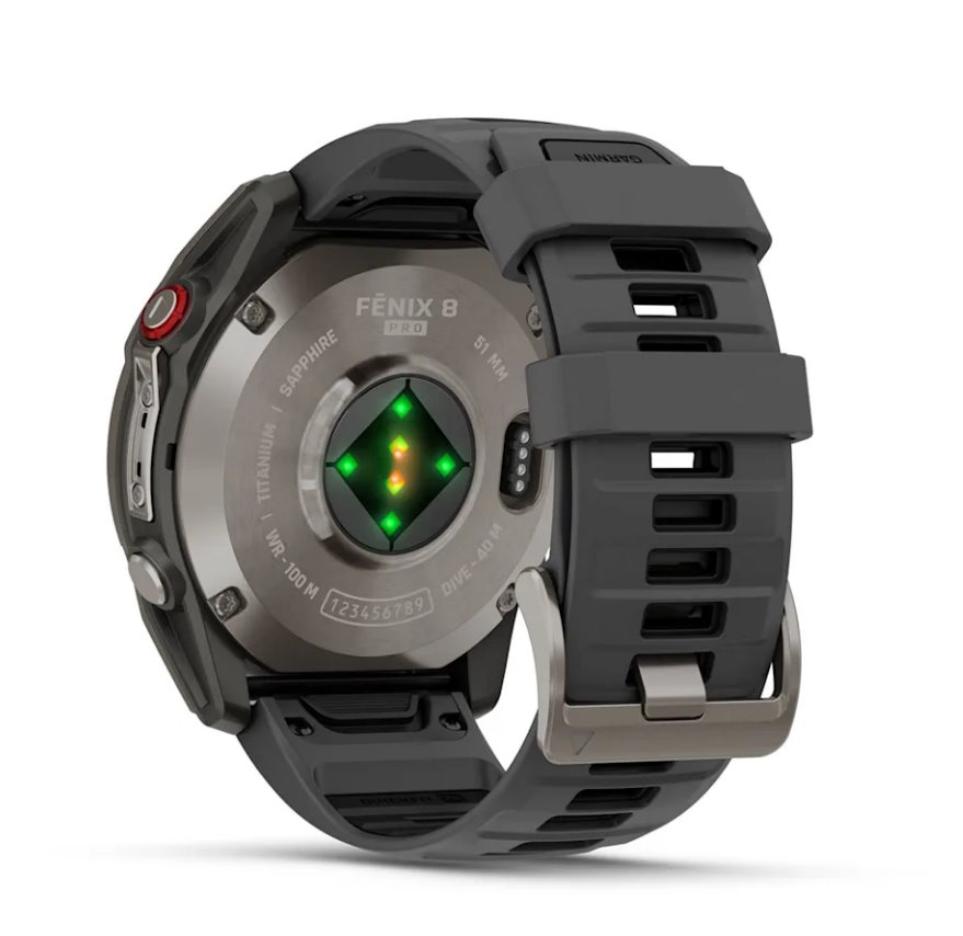 Garmin fenix 8 Pro – 51 mm, AMOLED Sapphire, titan, černá