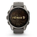 Garmin fenix® 9 – 43 mm, AMOLED, Titanium - Pebble Gray